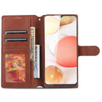 AZNS Dual-sided Magnetic Clasp Wallet Leather Stand Case for Samsung Galaxy A32 5G