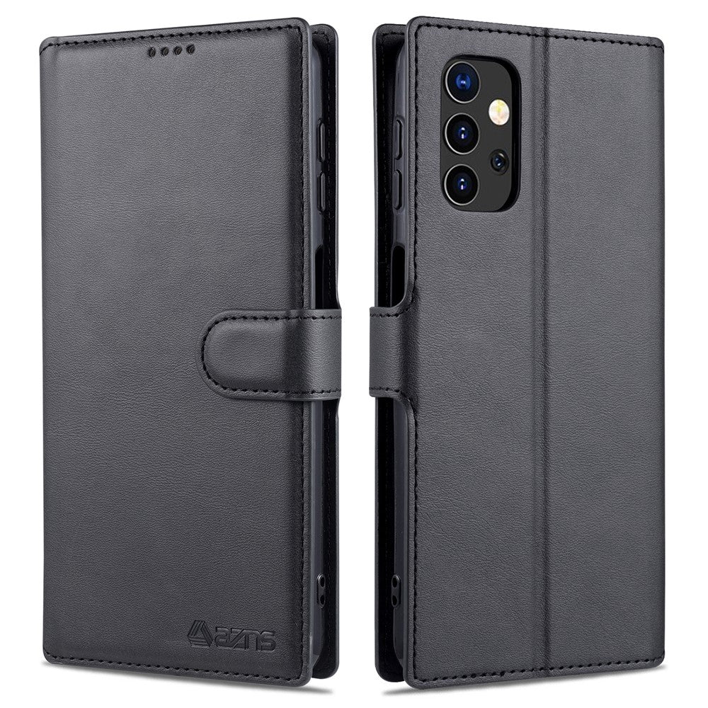 AZNS Dual-sided Magnetic Clasp Wallet Leather Stand Case for Samsung Galaxy A32 5G