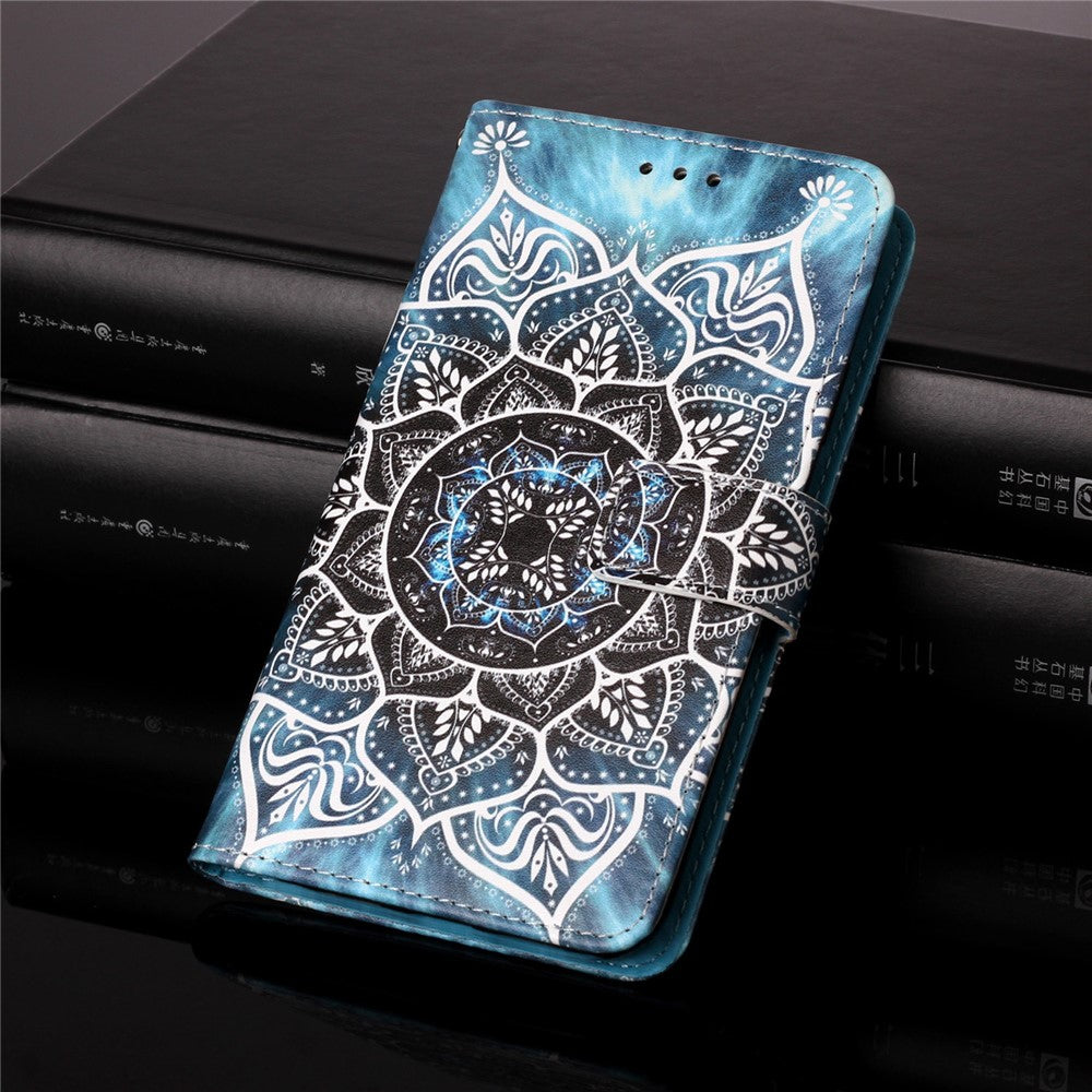 Pattern Printing Leather Wallet Stand Cover Case for Samsung Galaxy A52 4G/5G / A52s 5G