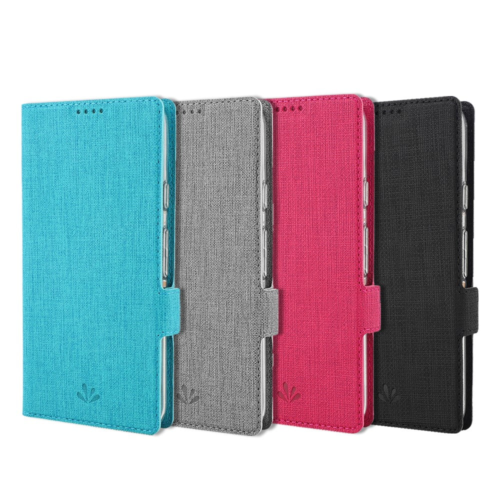 VILI DMK Double Card Holder Magnetic Clasp Leather Wallet Stand Cover for Samsung Galaxy A32 5G