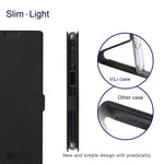 VILI DMK Double Card Holder Magnetic Clasp Leather Wallet Stand Cover for Samsung Galaxy A32 5G