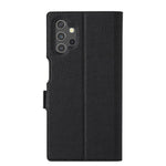VILI DMK Double Card Holder Magnetic Clasp Leather Wallet Stand Cover for Samsung Galaxy A32 5G