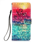 Pattern Printing Design Wallet Stand Leather Phone Case with Lanyard for Samsung Galaxy A32 5G