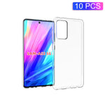 10 stk/pakke vandmærkebestandigt telefonbeskyttelsescover til Samsung Galaxy A52 4G/5G / A52s 5G Fleksibelt TPU cover