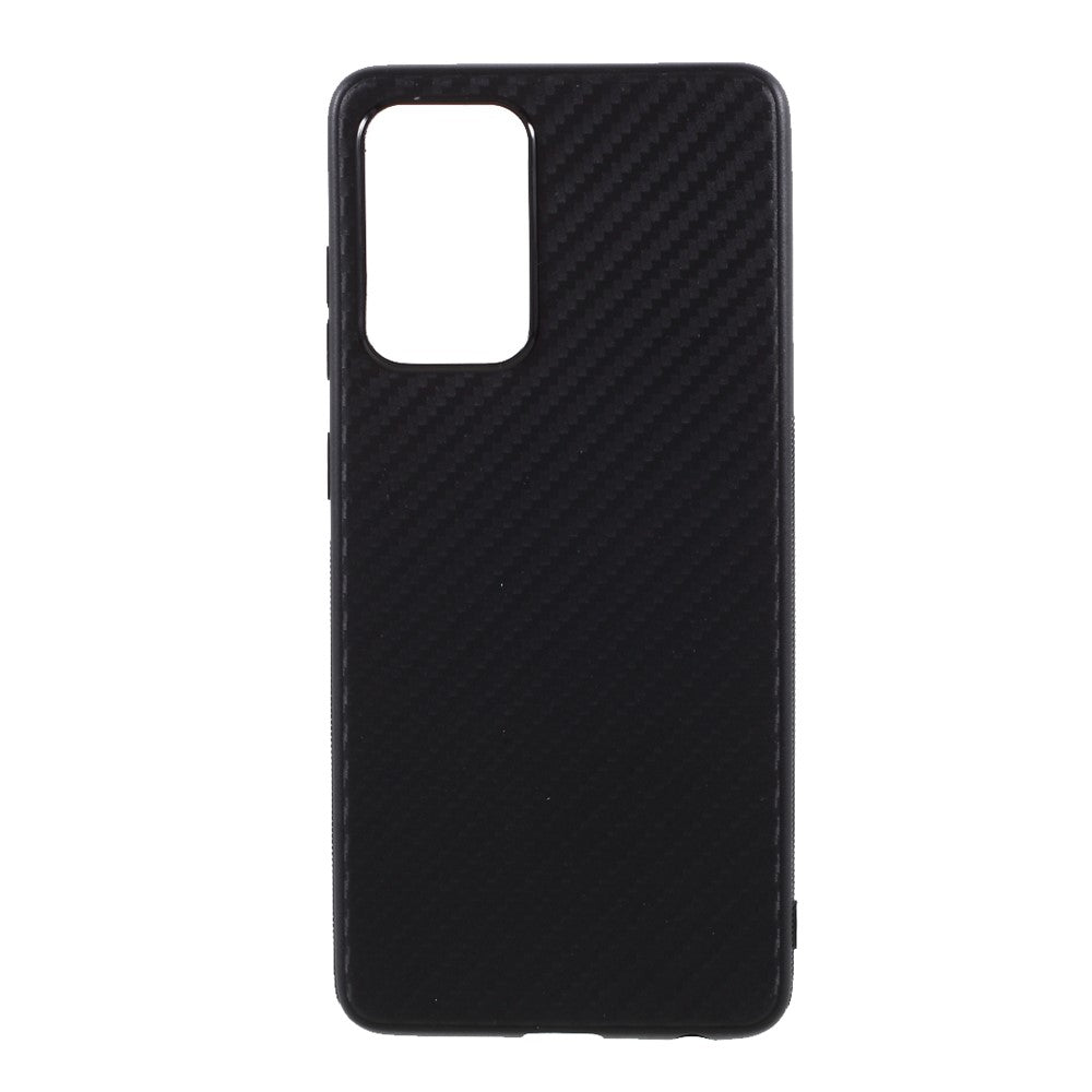 Til Samsung Galaxy A52 4G/5G / A52s 5G Carbon Fiber TPU Beskyttelsescover Etui