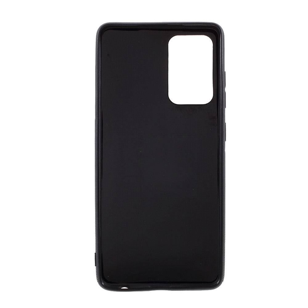 Til Samsung Galaxy A52 4G/5G / A52s 5G Carbon Fiber TPU Beskyttelsescover Etui