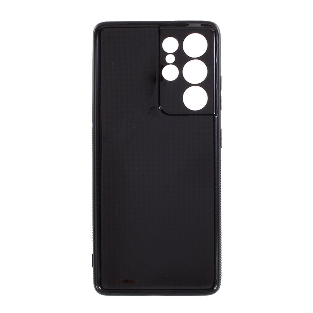 For Samsung Galaxy S21 Ultra 5G Case Carbon Fiber TPU Protector Cover