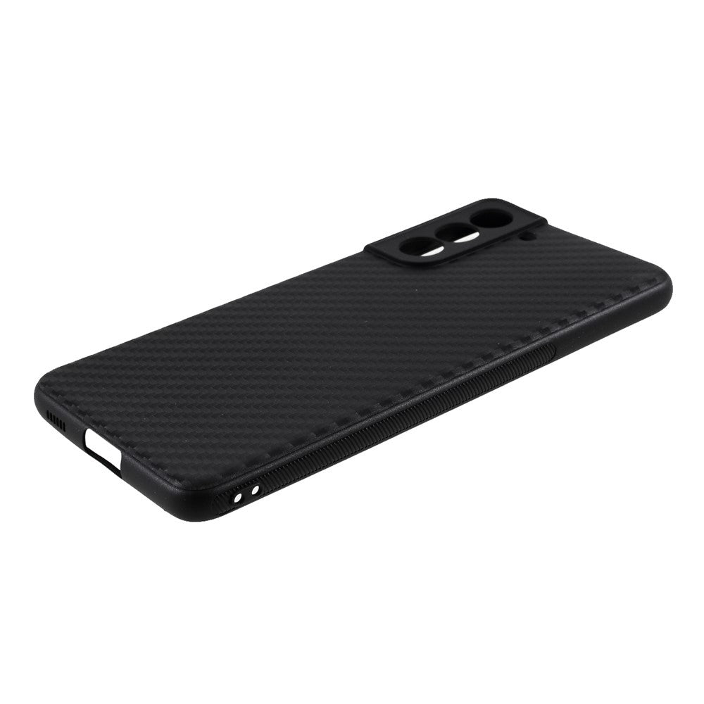 Phone Cover for Samsung Galaxy S21 4G/5G Carbon Fiber TPU Case