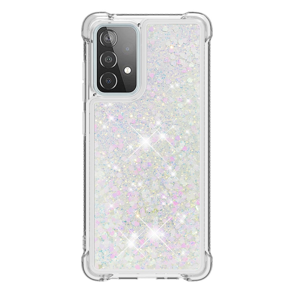 TPU Anti-ridse Dynamisk Quicksand Cover Shell til Samsung Galaxy A52 4G/5G / A52s 5G