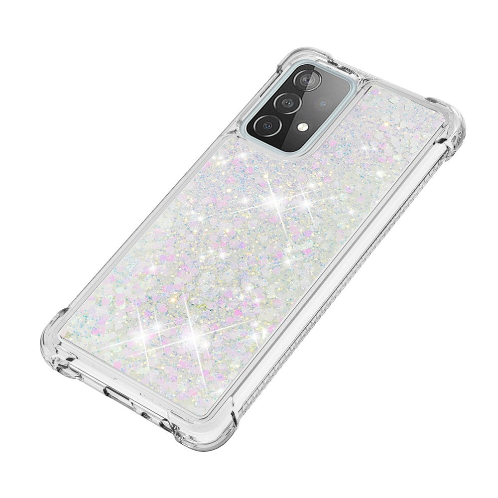TPU Anti-ridse Dynamisk Quicksand Cover Shell til Samsung Galaxy A52 4G/5G / A52s 5G