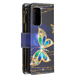 BF03 Zipper Wallet Design Pattern Printing Leather Phone Cover for Samsung Galaxy A52 4G / 5G / A52s 5G