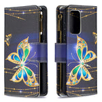 BF03 Zipper Wallet Design Pattern Printing Leather Phone Cover for Samsung Galaxy A52 4G / 5G / A52s 5G