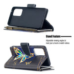BF03 Zipper Wallet Design Pattern Printing Leather Phone Cover for Samsung Galaxy A52 4G / 5G / A52s 5G