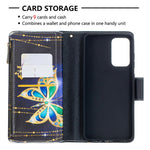 BF03 Zipper Wallet Design Pattern Printing Leather Phone Cover for Samsung Galaxy A52 4G / 5G / A52s 5G
