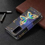 BF03 Zipper Wallet Design Pattern Printing Leather Phone Cover for Samsung Galaxy A52 4G / 5G / A52s 5G