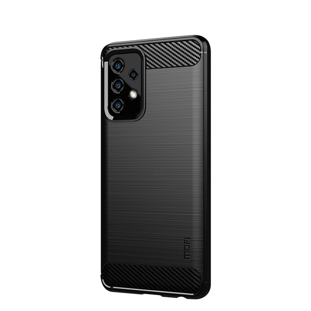 MOFI Carbon Fiber Brushed TPU Cover for Samsung Galaxy A52 4G/5G / A52s 5G