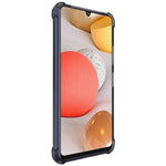 IMAK Stødabsorberende blødt TPU-beskyttelsescover med skærmbeskyttelsesfilm til Samsung Galaxy A42 5G