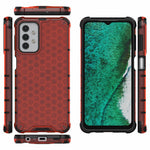 For Samsung Galaxy A32 5G Honeycomb Pattern Shock-proof TPU + PC Combo Case