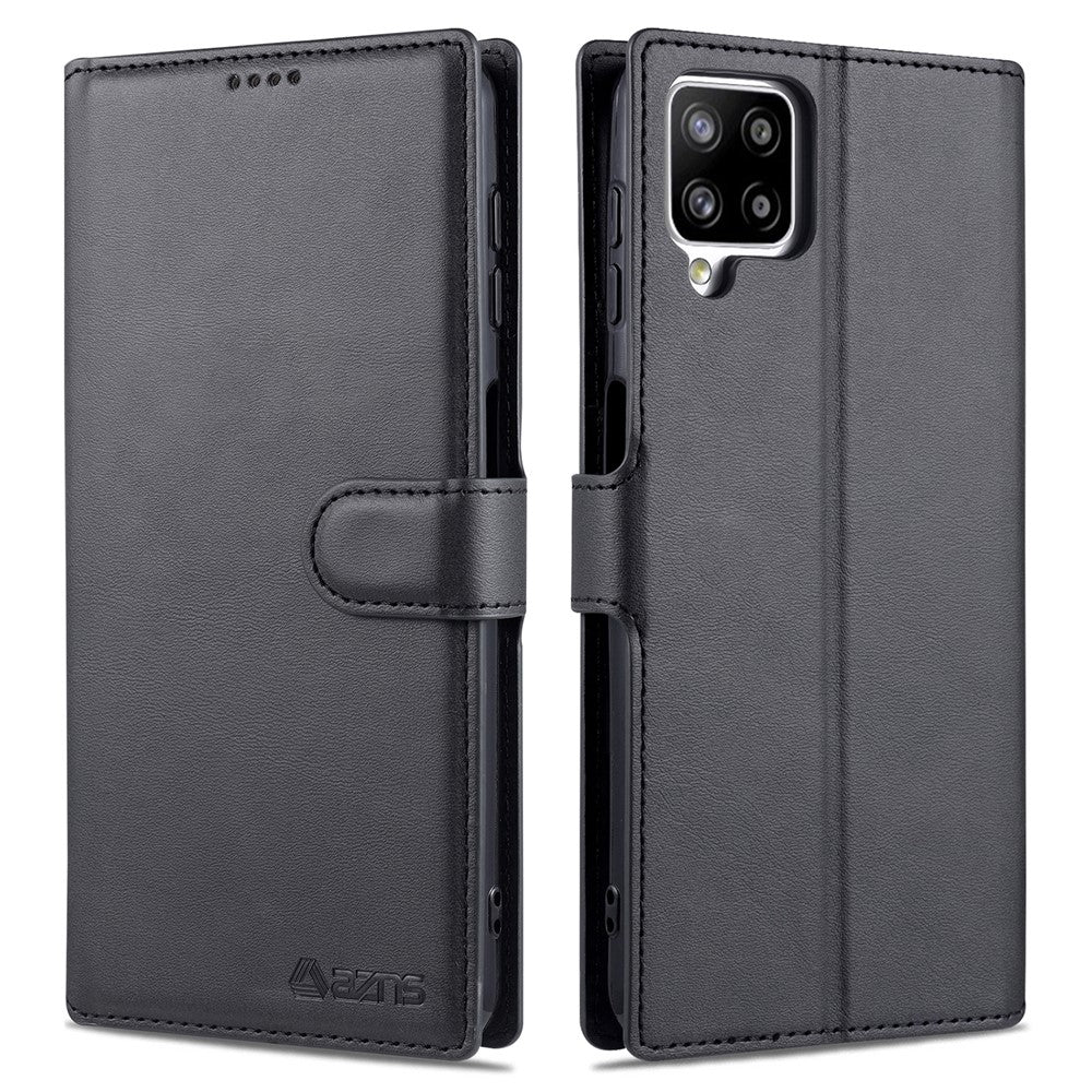 AZNS-lædercover til Samsung Galaxy A12, pungcover, mobilbeskyttelse