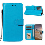 Dual-sided Magnetic Clasp Leather Wallet Stand Phone Case Shell for Samsung Galaxy A52 4G/5G / A52s 5G
