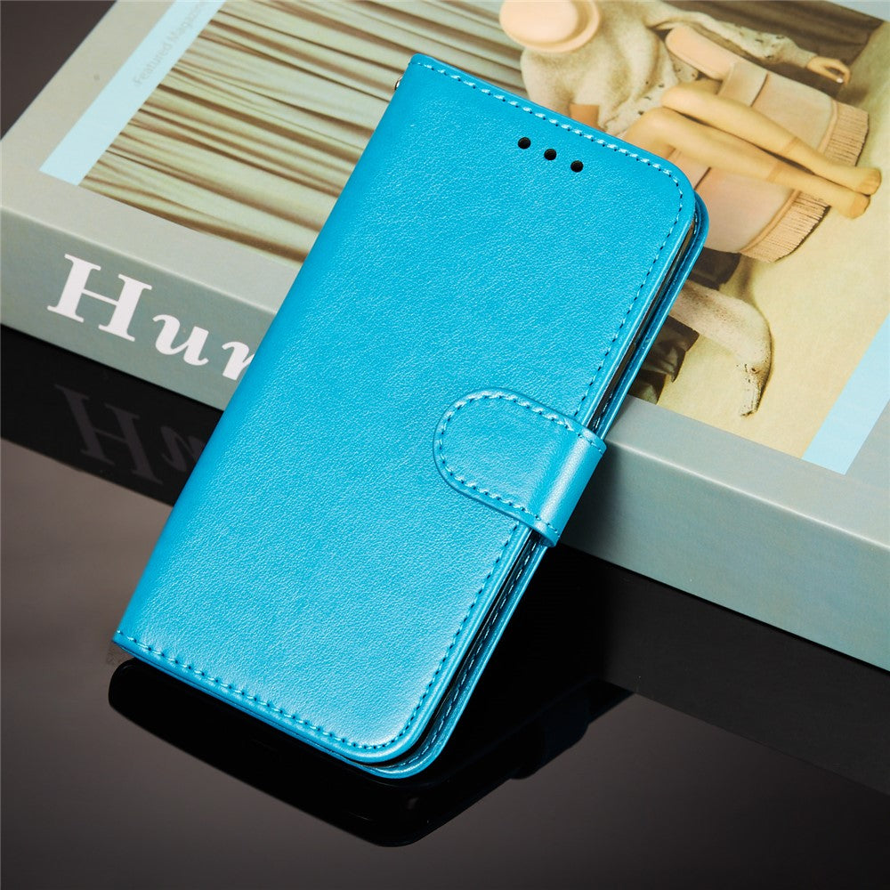 Dual-sided Magnetic Clasp Leather Wallet Stand Phone Case Shell for Samsung Galaxy A52 4G/5G / A52s 5G