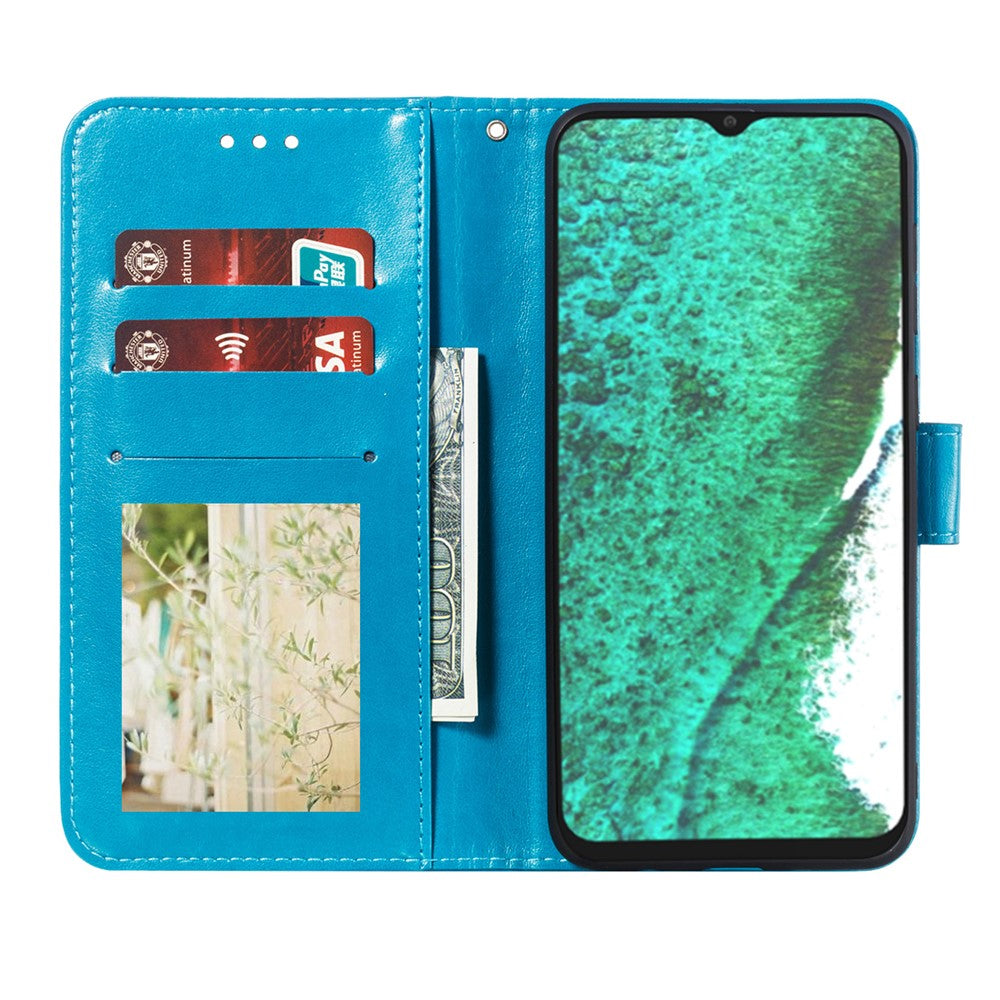 Imprint Mandala Flower Stand Leather Flip Shell for Samsung Galaxy A32 5G Case