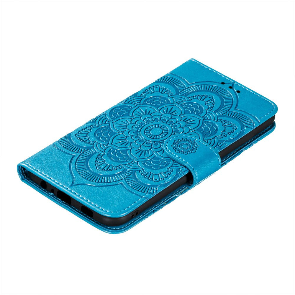Imprint Mandala Flower Stand Leather Flip Shell for Samsung Galaxy A32 5G Case