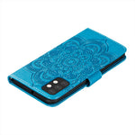 Imprint Mandala Flower Stand Leather Flip Shell for Samsung Galaxy A32 5G Case