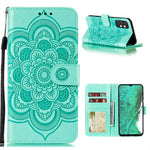 Imprint Mandala Flower Stand Leather Flip Shell for Samsung Galaxy A32 5G Case