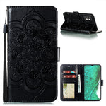 Imprint Mandala Flower Stand Leather Flip Shell for Samsung Galaxy A32 5G Case