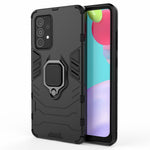 Samsung Galaxy A52 4G/5G / A52s 5G Cool Guard PC + TPU Hybrid mobilskal Stötdämpande mobilskal med Ringstöd