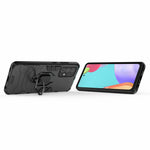 Samsung Galaxy A52 4G/5G / A52s 5G Cool Guard PC + TPU Hybrid mobilskal Stötdämpande mobilskal med Ringstöd