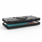 Samsung Galaxy A52 4G/5G / A52s 5G Cool Guard PC + TPU Hybrid mobilskal Stötdämpande mobilskal med Ringstöd