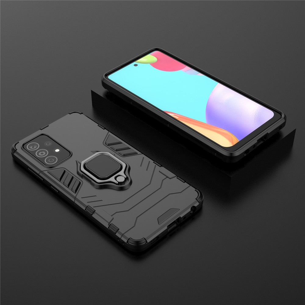 Samsung Galaxy A52 4G/5G / A52s 5G Cool Guard PC + TPU Hybrid mobilskal Stötdämpande mobilskal med Ringstöd