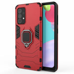 Samsung Galaxy A52 4G/5G / A52s 5G Cool Guard PC + TPU Hybrid mobilskal Stötdämpande mobilskal med Ringstöd
