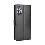Crazy Horse Skin Leather Phone Wallet Stand Cover Shell with Lanyard for Samsung Galaxy A32 5G/M32 5G