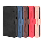 Leather Phone Wallet Design Stand Feature Protective Cover Case with Multiple Card Slots for Samsung Galaxy A32 5G/M32 5G