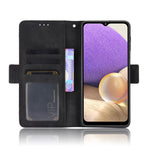 Leather Phone Wallet Design Stand Feature Protective Cover Case with Multiple Card Slots for Samsung Galaxy A32 5G/M32 5G