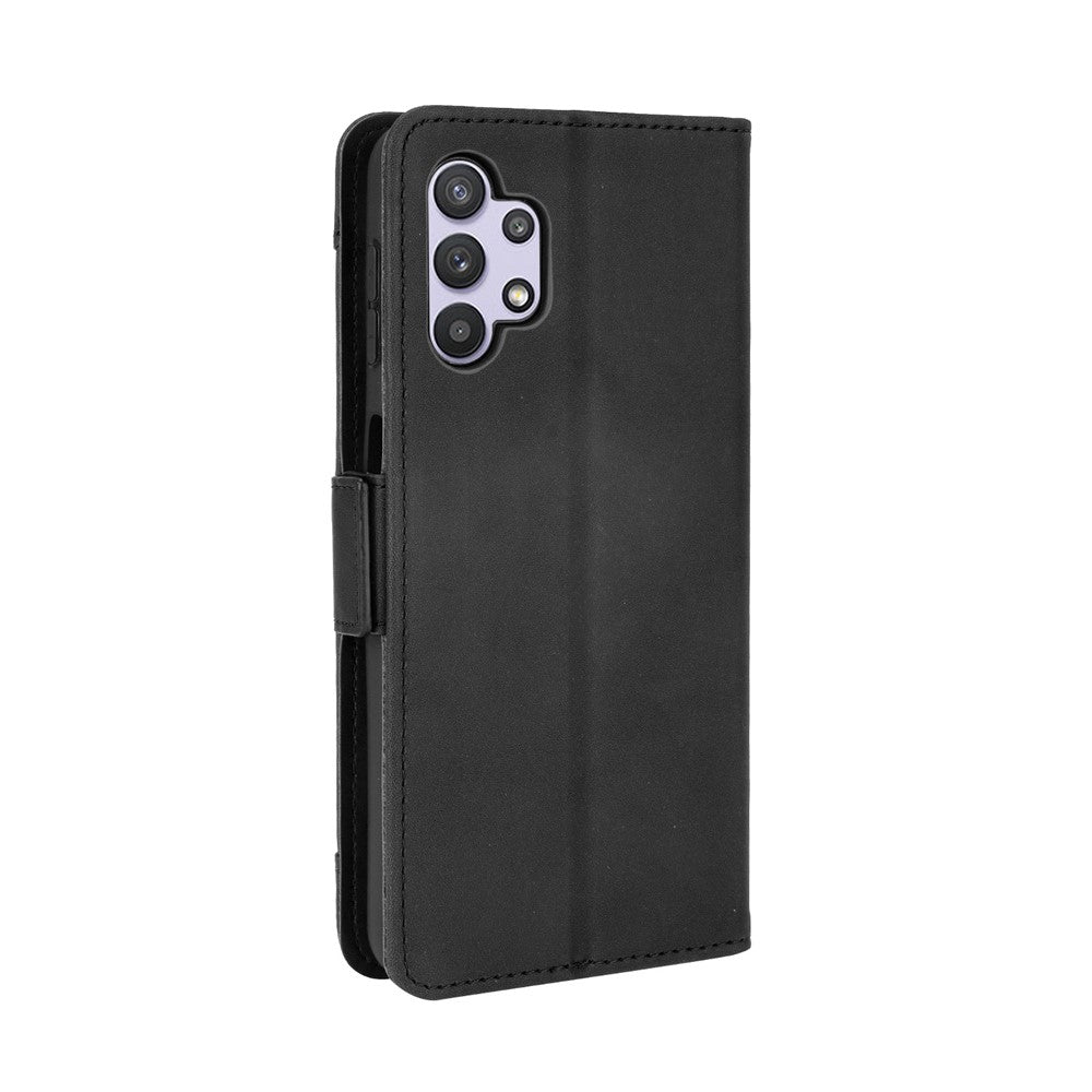 Leather Phone Wallet Design Stand Feature Protective Cover Case with Multiple Card Slots for Samsung Galaxy A32 5G/M32 5G