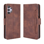 Leather Phone Wallet Design Stand Feature Protective Cover Case with Multiple Card Slots for Samsung Galaxy A32 5G/M32 5G