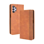 Magnetic Vintage Style Wallet Stand Phone Case Cover for Samsung Galaxy A32 5G/M32 5G
