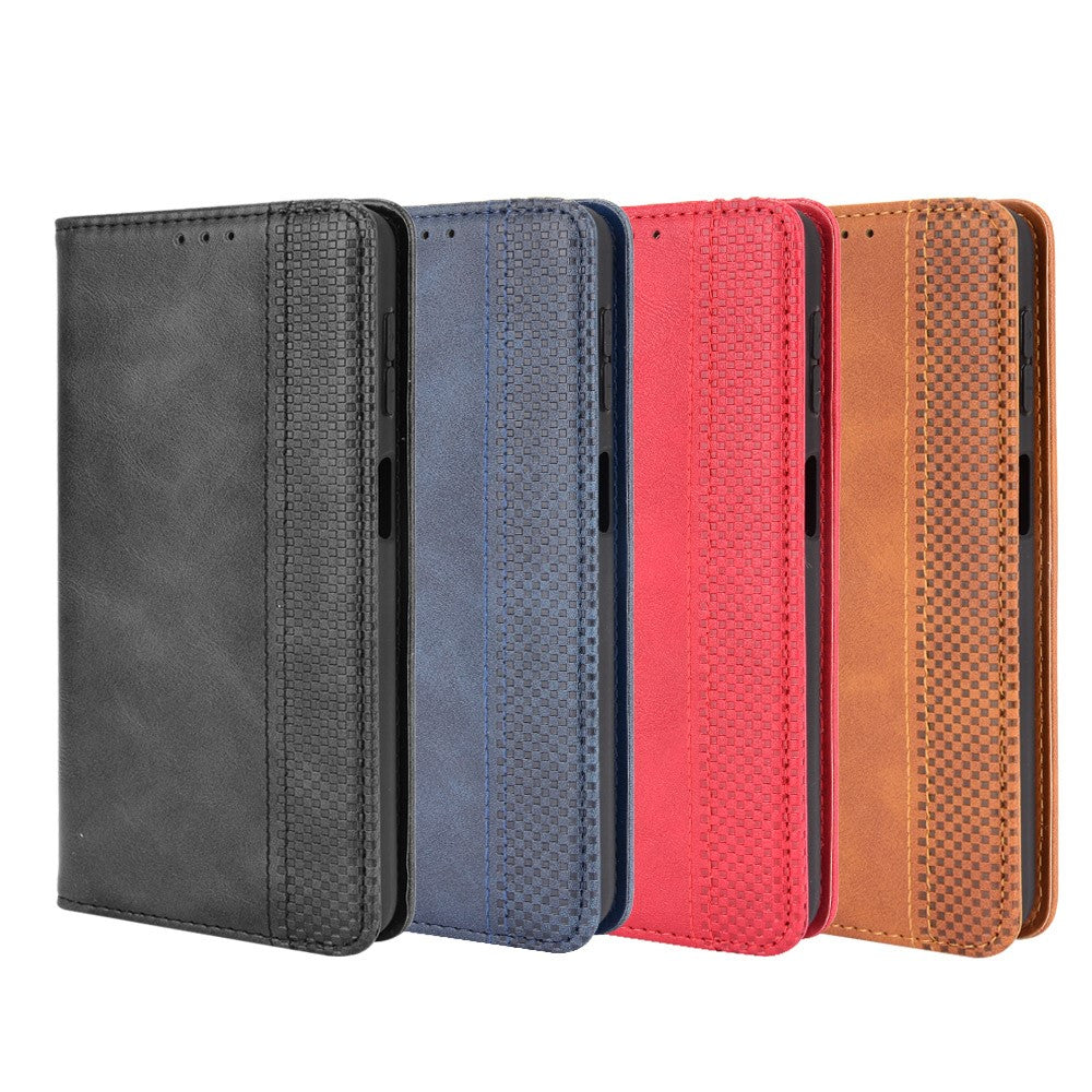 Magnetic Vintage Style Wallet Stand Phone Case Cover for Samsung Galaxy A32 5G/M32 5G