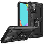 Panser Anti-fald Metal Ring Kickstand Design Hybrid PC TPU Skal til Samsung Galaxy A52 4G/5G / A52s 5G