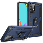 Panser Anti-fald Metal Ring Kickstand Design Hybrid PC TPU Skal til Samsung Galaxy A52 4G/5G / A52s 5G