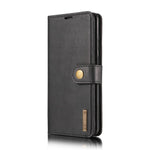 DG.MING Cover for Samsung Galaxy A72 5G / A72 4G Detachable 2-in-1 Anti-scratch Split Leather Wallet Shell + PC Back Case