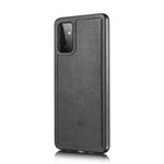 DG.MING Cover for Samsung Galaxy A72 5G / A72 4G Detachable 2-in-1 Anti-scratch Split Leather Wallet Shell + PC Back Case