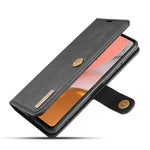 DG.MING Cover for Samsung Galaxy A72 5G / A72 4G Detachable 2-in-1 Anti-scratch Split Leather Wallet Shell + PC Back Case