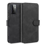 DG.MING För Samsung Galaxy A72 5G / A72 4G Stötsäkert mobilskal Retro Läder Plånboksfodral Flipfodral