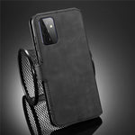 DG.MING För Samsung Galaxy A72 5G / A72 4G Stötsäkert mobilskal Retro Läder Plånboksfodral Flipfodral