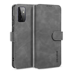 DG.MING För Samsung Galaxy A72 5G / A72 4G Stötsäkert mobilskal Retro Läder Plånboksfodral Flipfodral